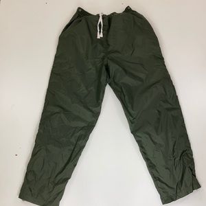 Nike olive green track pant size large.
